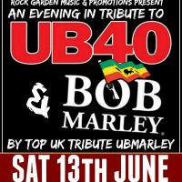 An evening in Tribute to UB40 & BOB MARLEY at The Longlands Club