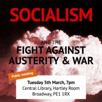 Socialism and the fight against Austerity and War at Peterborough City Council