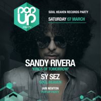 Pop Up Party SANDY RIVERA at The Riverbank Bar And Kitchen
