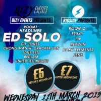 Ed Solo + More @ Volks // Bizy Events + Rigside at The Volks
