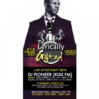 Lyrically Gifted Presents Giggs at The Engine Shed (University Of Lincoln)