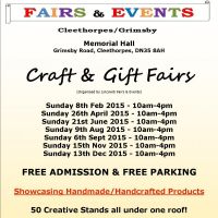 Craft & Gift fairs at Memorial Hall Cleethorpes