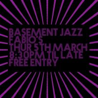 Basement Jazz return to Fabio's at Fabio's Bar