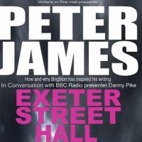 In conversation with crime writer Peter James at Exeter Street Hall Exeter Street Brighton BN1 5PR