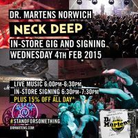 Neck Deep acoustic in-store at Dr Martens