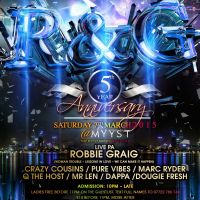 R&g : The Ladies Affair - The 5th Year Bday Celebration at Myyst