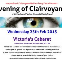 An Evening of Clairvoyance at Victoria's Cabaret Club