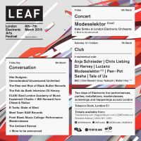 LEAF 2015 at Tobacco Dock