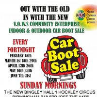 Indoor & Outdoor CAR BOOT SALE at The New Bingley Hall