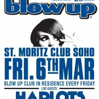 BLOW UP feat. THE HARLOTS + SISTERAY live at St Moritz Club